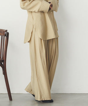 ビンテージクロスワイドルーズパンツ