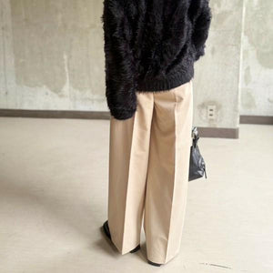 美シルエットストレートパンツ