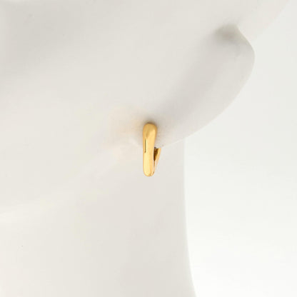 ハート フープ ピアス