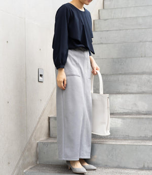 アシンメトリーフレアブラウス