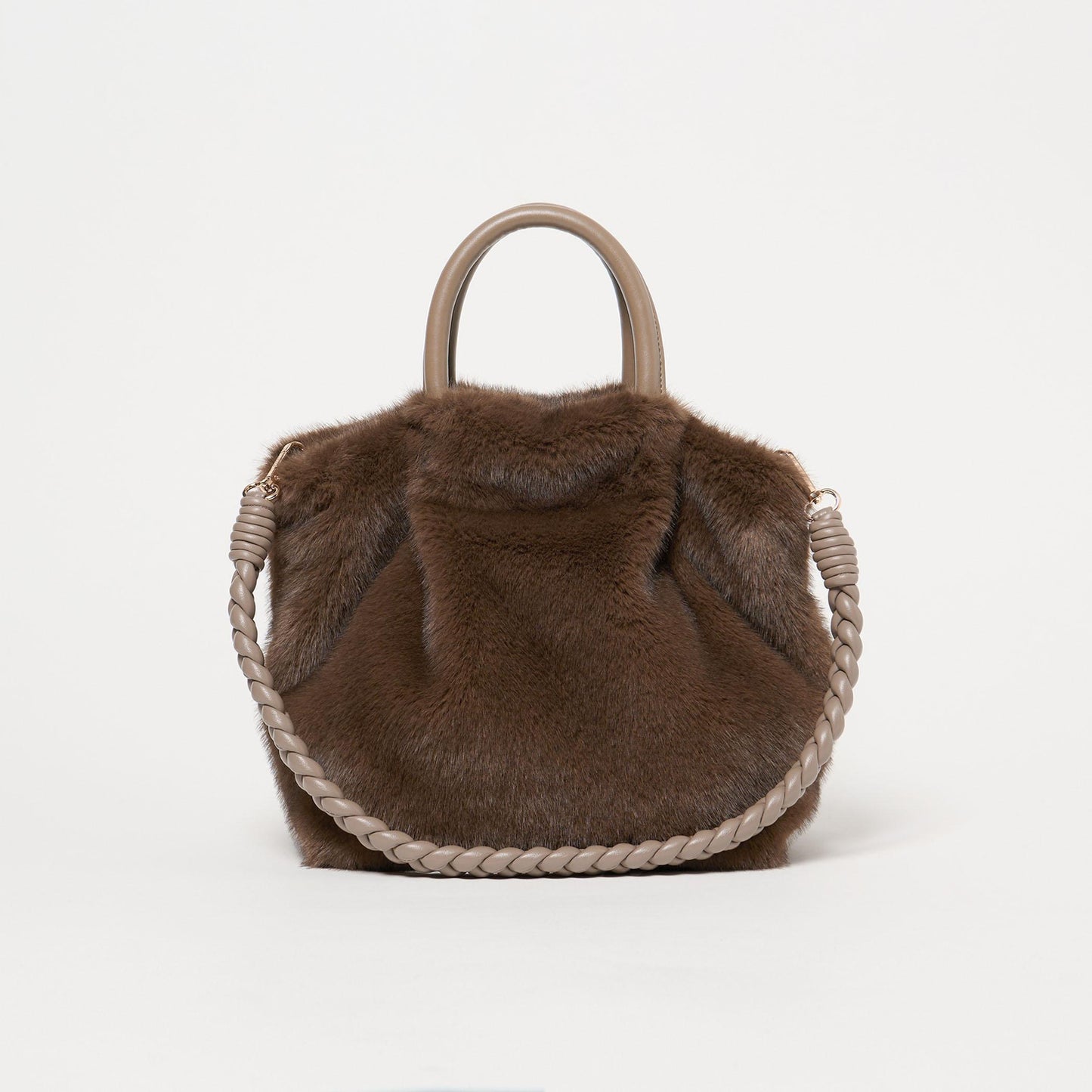 フェイクファー2WAY トートバッグ / ショルダーバッグ