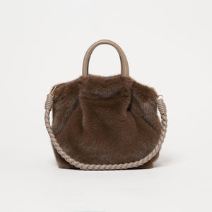 フェイクファー2WAY トートバッグ / ショルダーバッグ