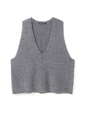 mizuiro ind へアリーVネックベスト