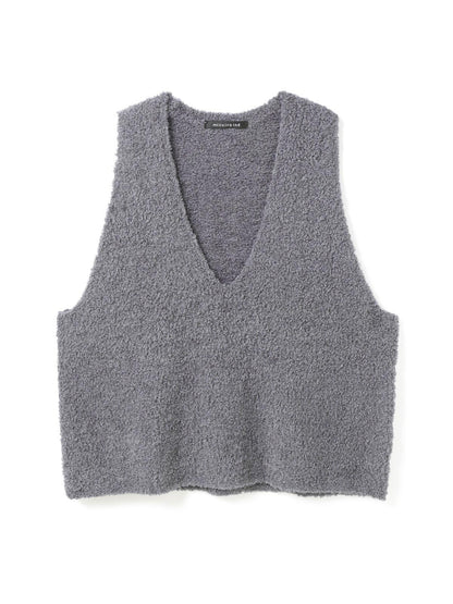 mizuiro ind へアリーVネックベスト