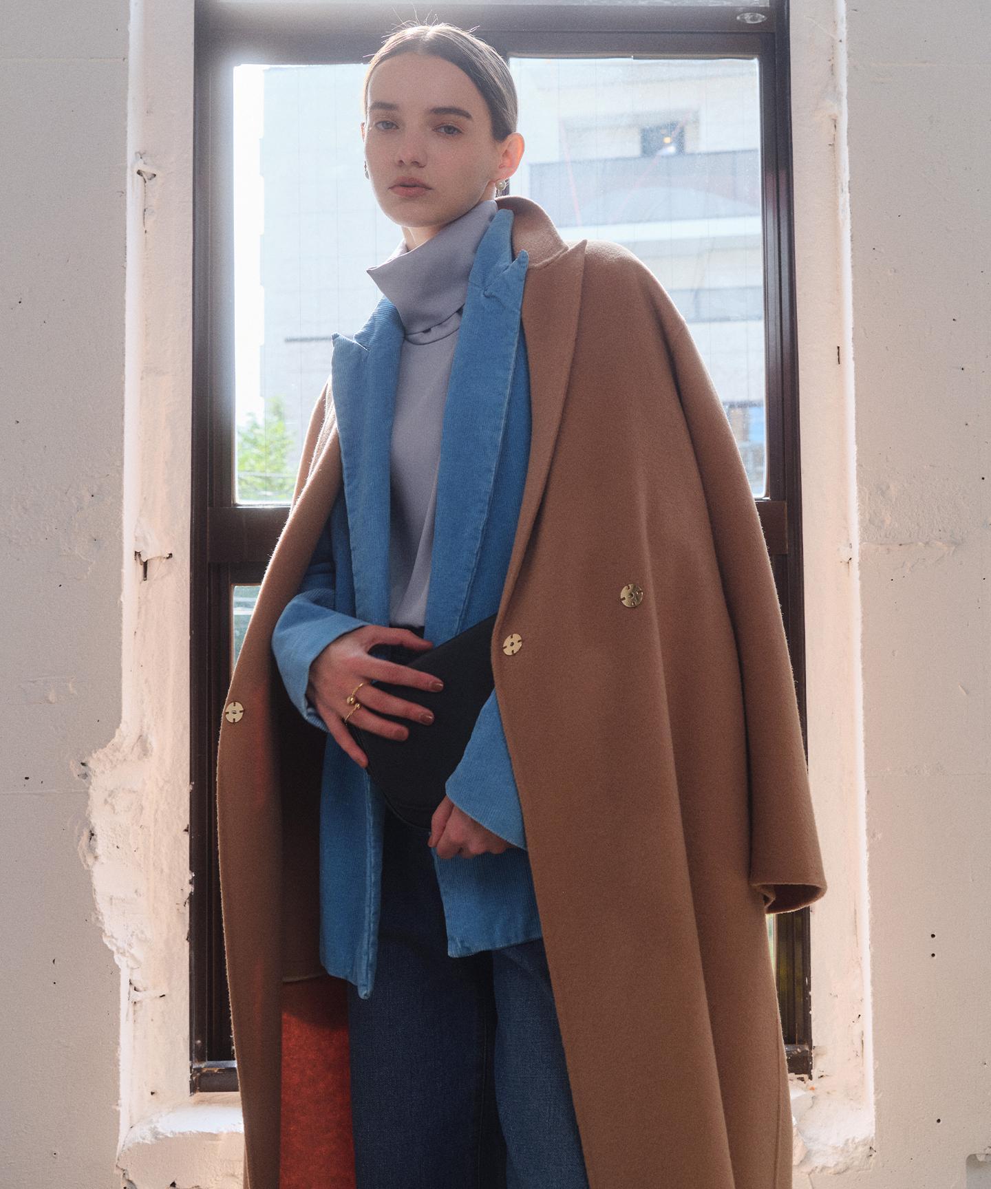 ZION / ウールロングチェスターコート