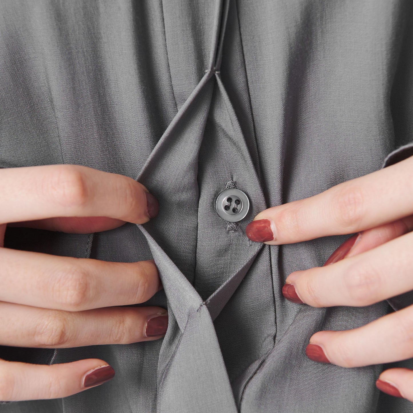 【WEB限定 Wardrobe DAILY MINIMAL】フリルレイヤーブラウス ウォッシャブル