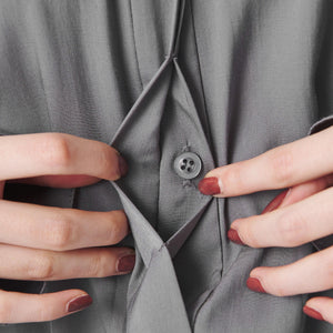 【WEB限定 Wardrobe DAILY MINIMAL】フリルレイヤーブラウス ウォッシャブル