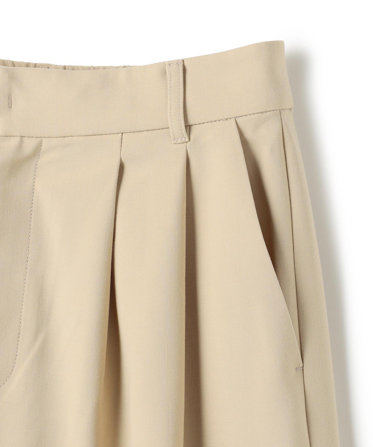 マイビューティ タックワイドパンツ