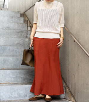 リネンライクマーメイドスカート