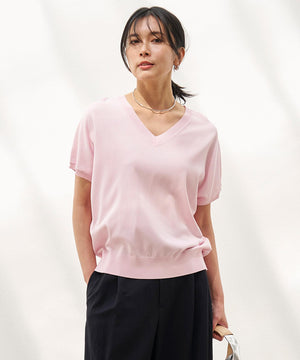 スゴ機能美 Vネック ニット