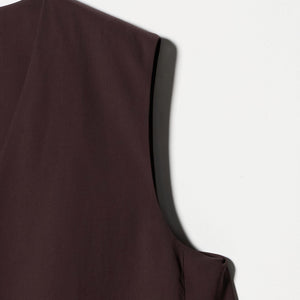 シアー バックフレア ベスト ‐ウォッシャブル‐