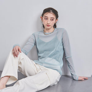 チュール ジャージー カットソー