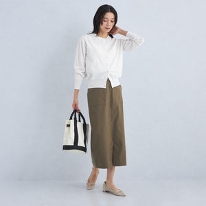 ドラキー クルーネック ニット カーディガン