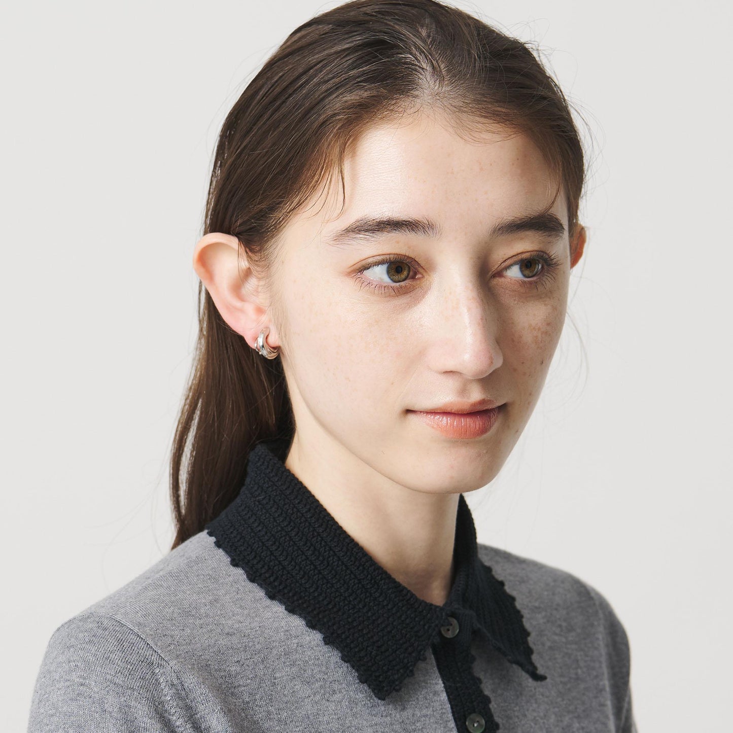 カービングC イヤリング