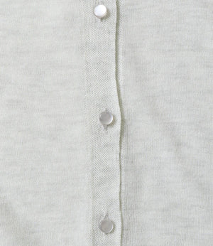 バイカラーシアーニットカーディガン