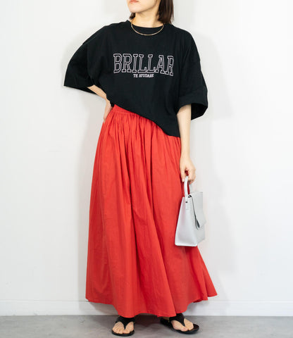 クロップドロゴTシャツ