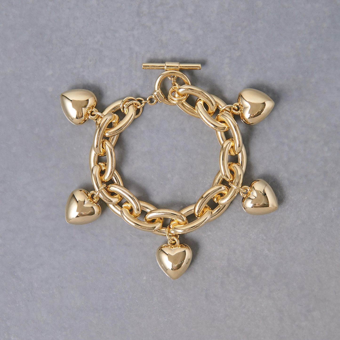 ハートチェーン ブレスレット