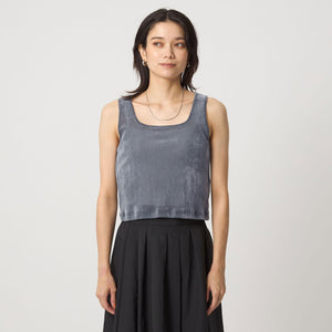 シアー フロッキー タンクトップ