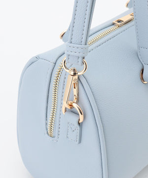 メタルアクセント ボストンバッグ