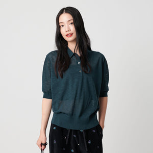 ポロショートスリーブニット ウォッシャブル