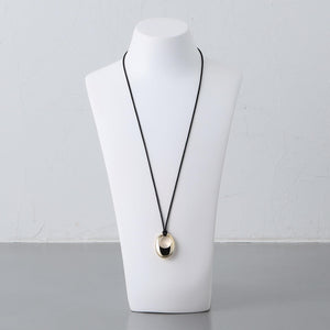 エッグシェイプコードネックレス