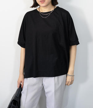 接触冷感オーバーカットソー