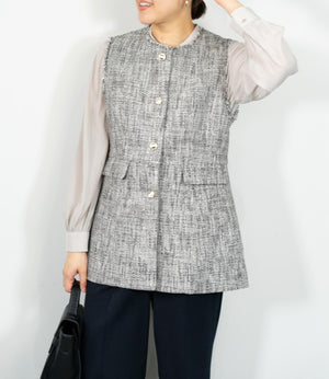 ファンシーメランジベスト