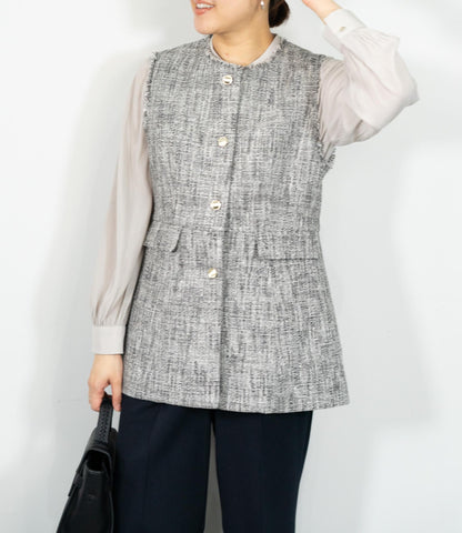 ファンシーメランジベスト