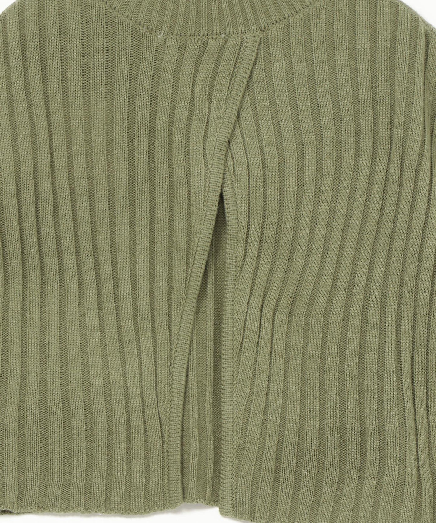 ワイドリブハイネックショートベスト