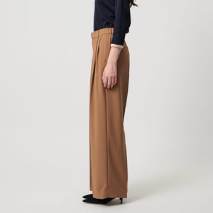 2タック ワイドパンツ‐UVカット 接触冷感 吸水速乾 帯電防止 ウォッシャブル‐