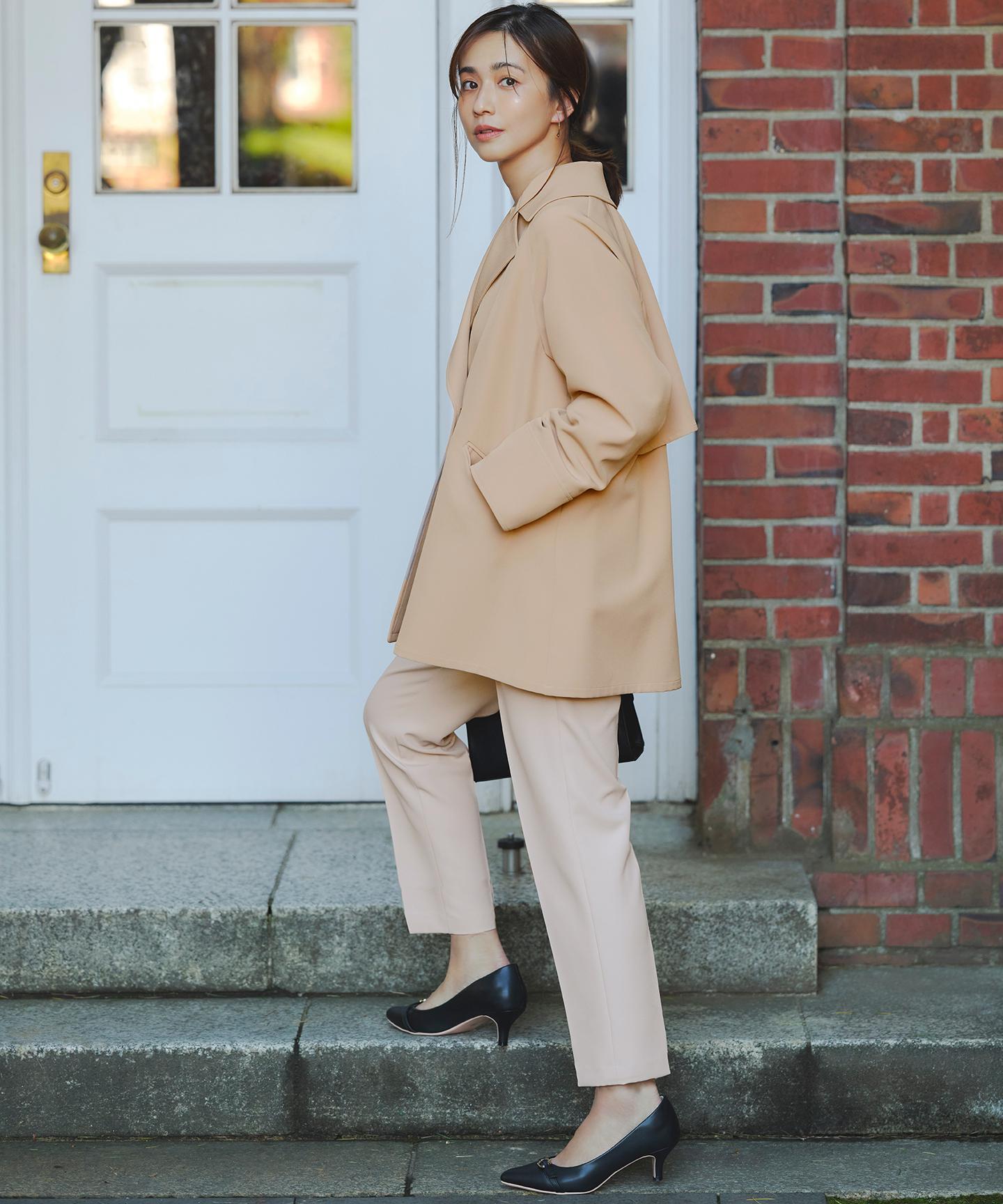 エレカジストレッチミドルトレンチ コート