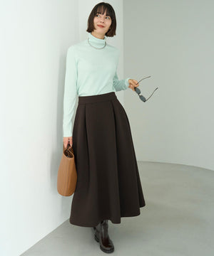 コットンカシミヤ タートルネックカットソー