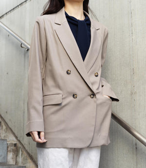 サイロツイルダブルボタンジャケット