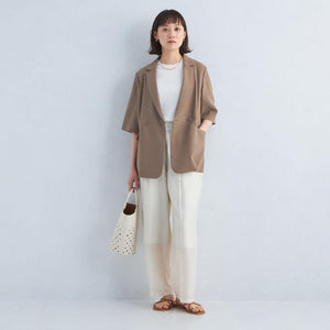 エアシカル ショート スリーブ ジャケット -マシンウォッシャブル・ストレッチ・UVカット-