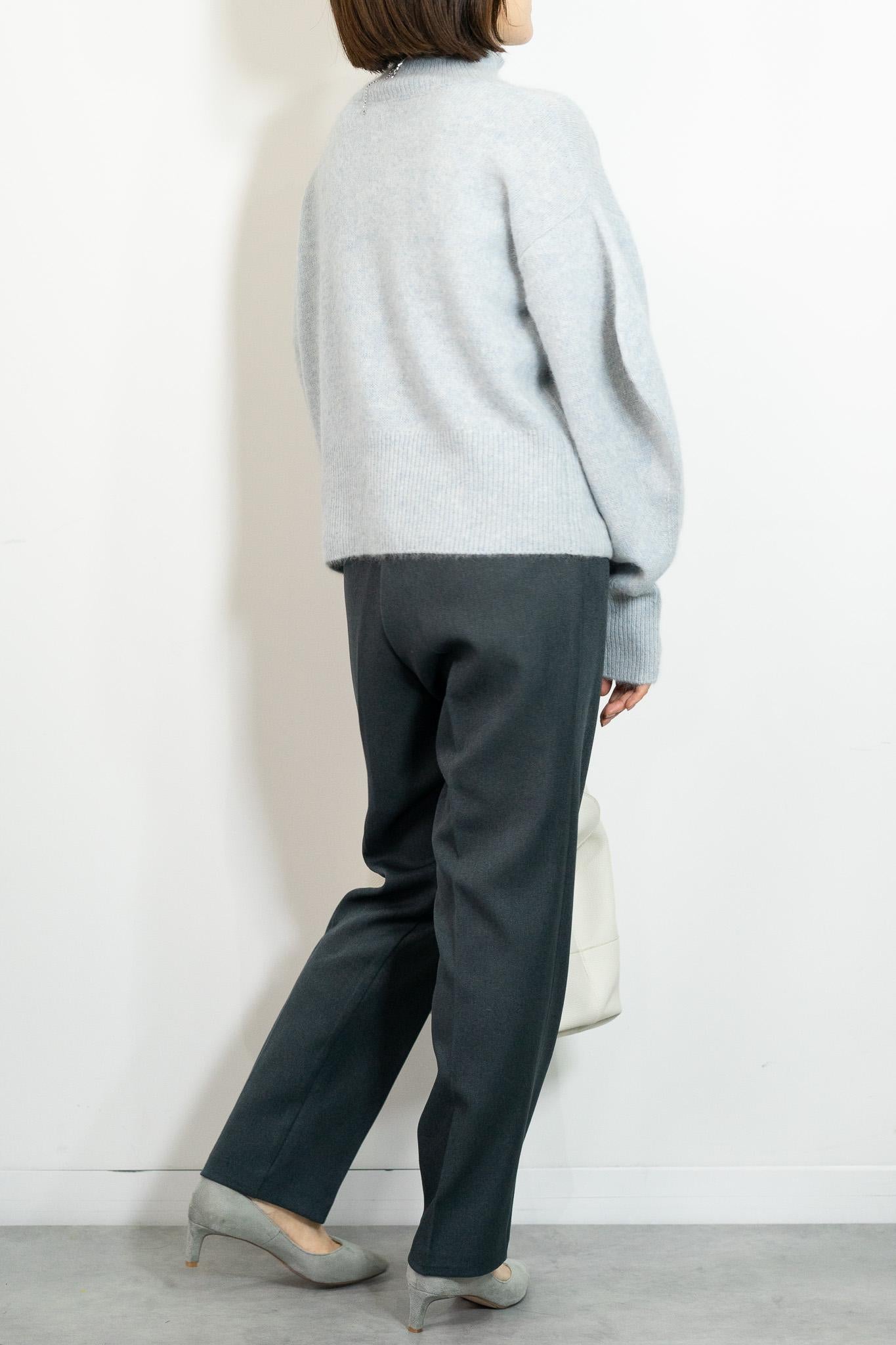 FOX混ボリュームスリーブニット