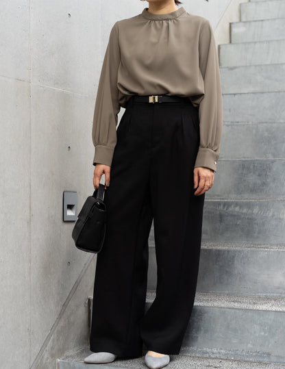 ワイドストレートパンツ