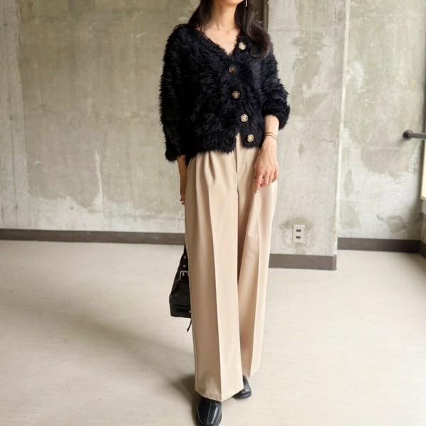 美シルエットストレートパンツ