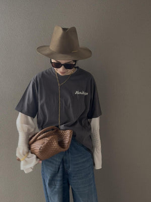 HaritageロゴバックプリントT