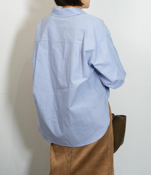 オックスコットンスキッパーシャツ