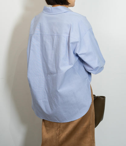 オックスコットンスキッパーシャツ