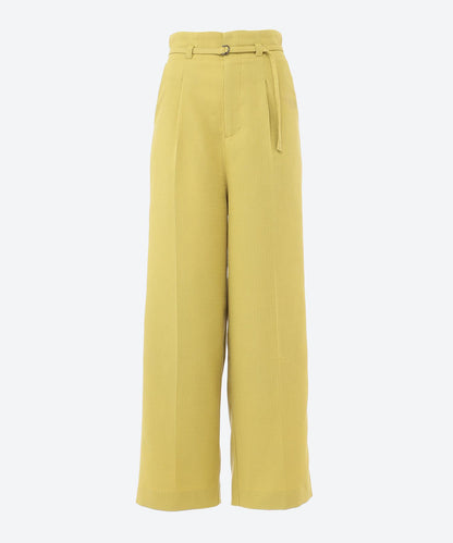 9分丈ハイウエストワイドパンツ