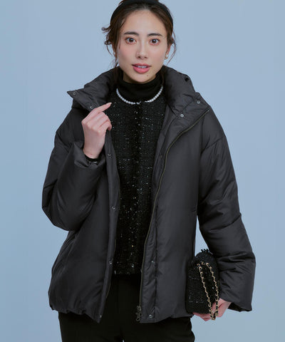 ステッチレス フーデット ダウン