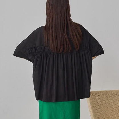 バックギャザードルマンTシャツ