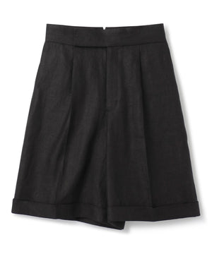ヘリンボーン リネン ショートパンツ（uncrave WHITE）