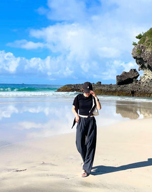 ポーチ付きメッシュショルダーバッグ