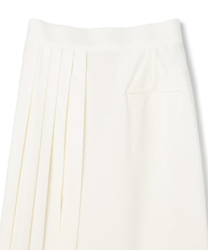 ZEPHYR / ウールライクアシンメトリープリーツスカート