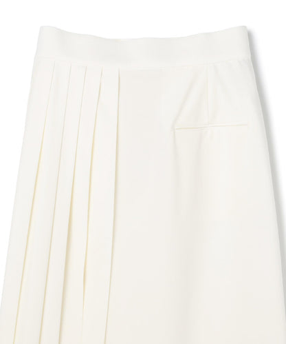 ZEPHYR / ウールライクアシンメトリープリーツスカート