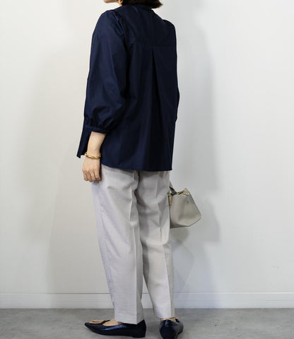 ギャザースリーブブラウス