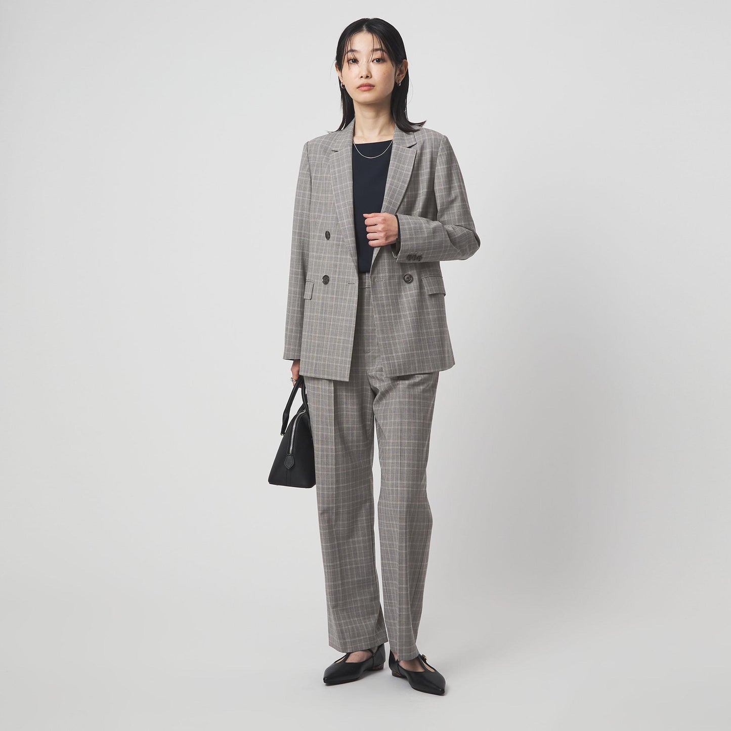 ［size SHORT/TALLあり］カチリラ ストレート パンツ ウォッシャブル ストレッチ