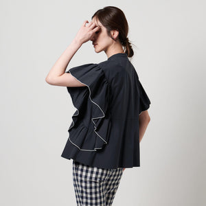 イージー フレアスリーブ ブラウス ‐撥水・UVカット・防シワ‐